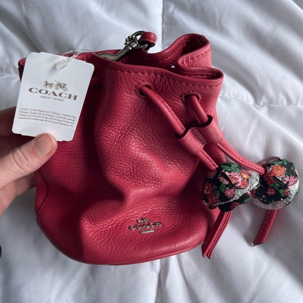 NWT Coach Drawstring Pouch